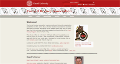 Desktop Screenshot of cornellhockeyassociation.com